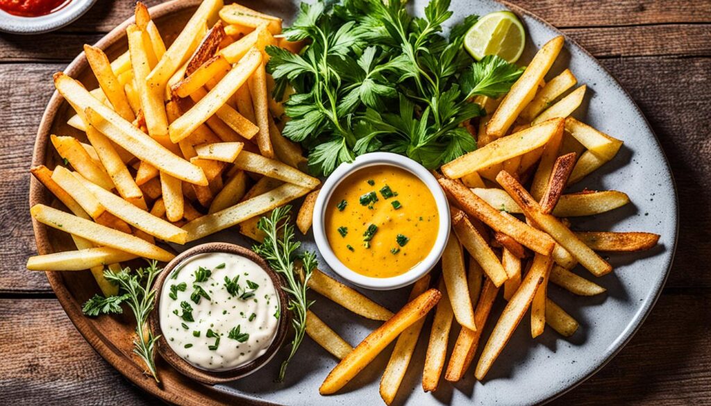 Air fryer French fries serving suggestions