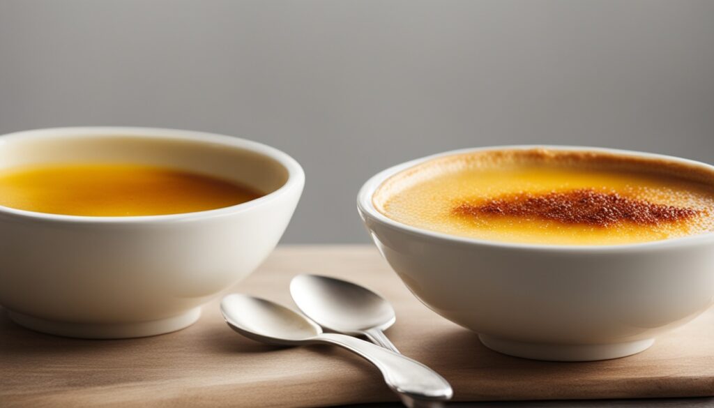 Are custard and crème brûlée the same?