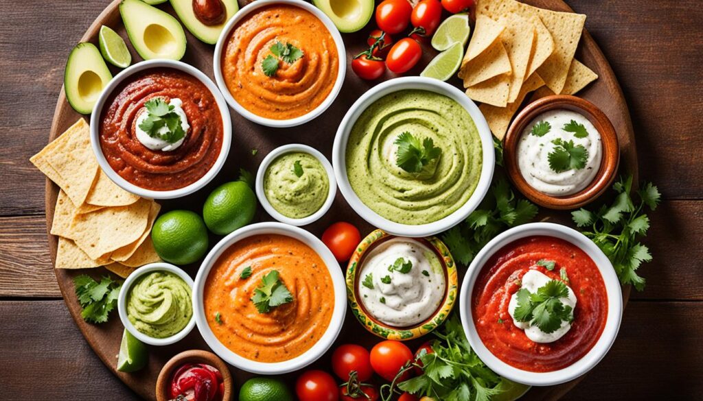 Authentic Mexican dips