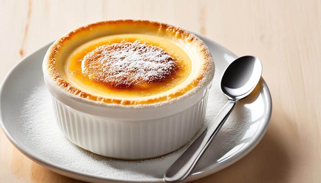 Caster sugar crème brûlée