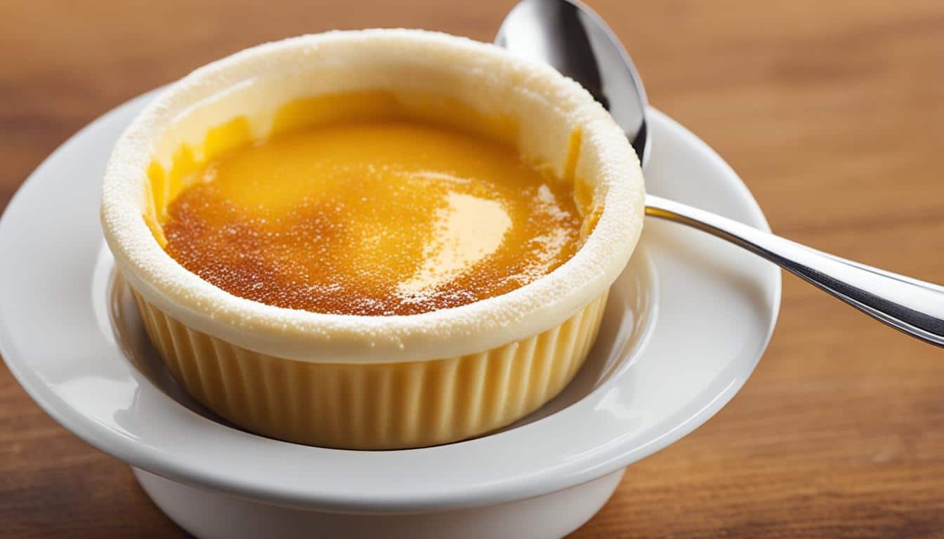 How do you glaze the top of a creme brulee?