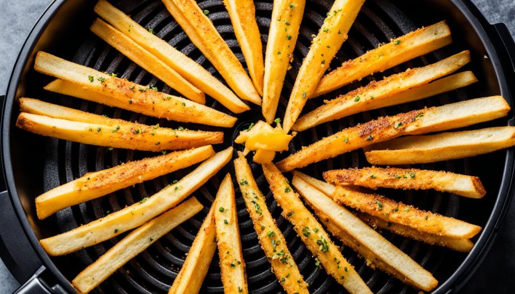 How to make frozen French fries in air fryer