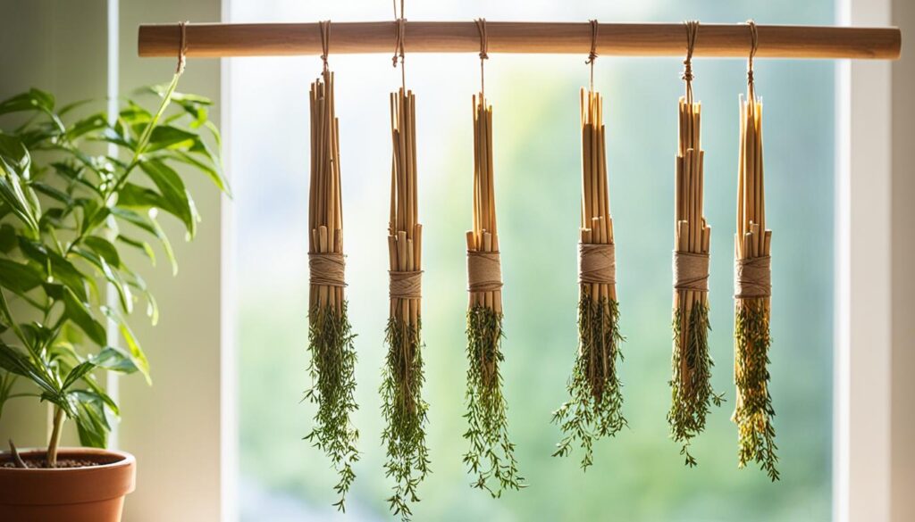 Incense stick drying techniques