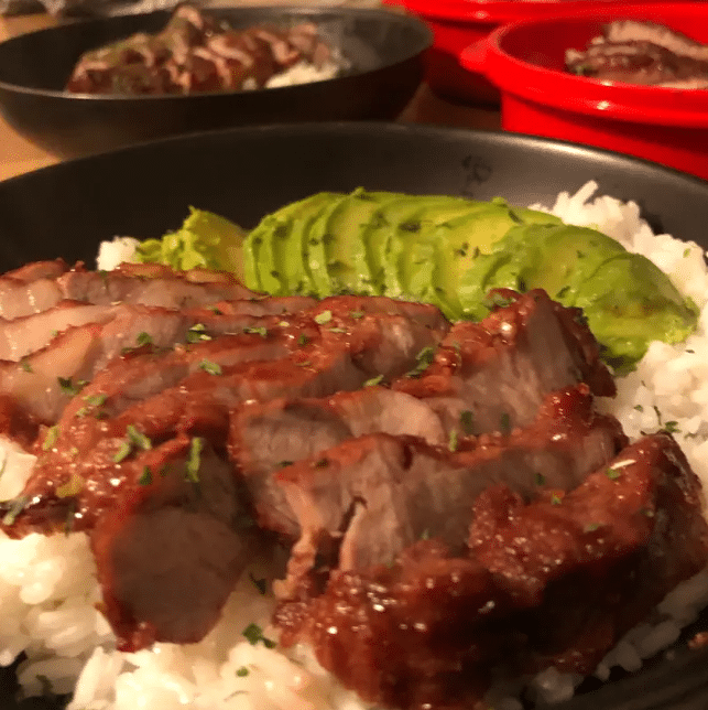 grilled chinese char siu chicken