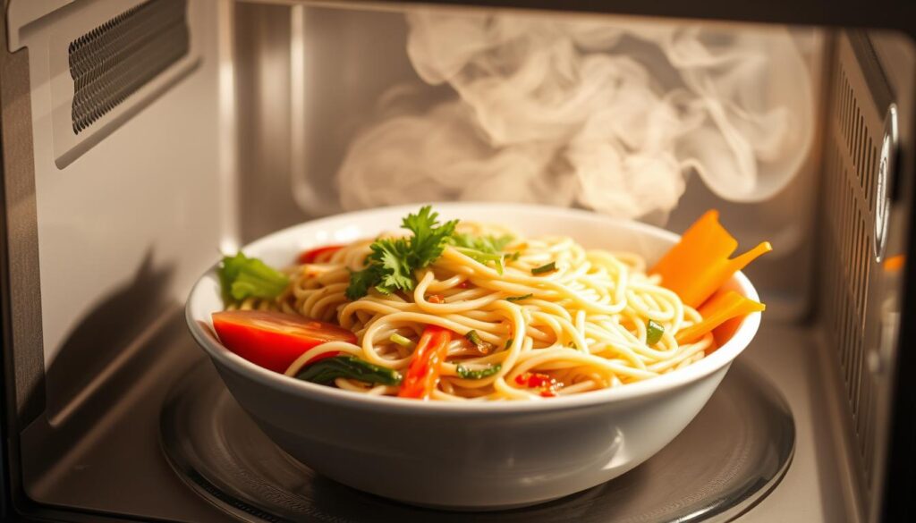 Can I cook soba noodles in the microwave?