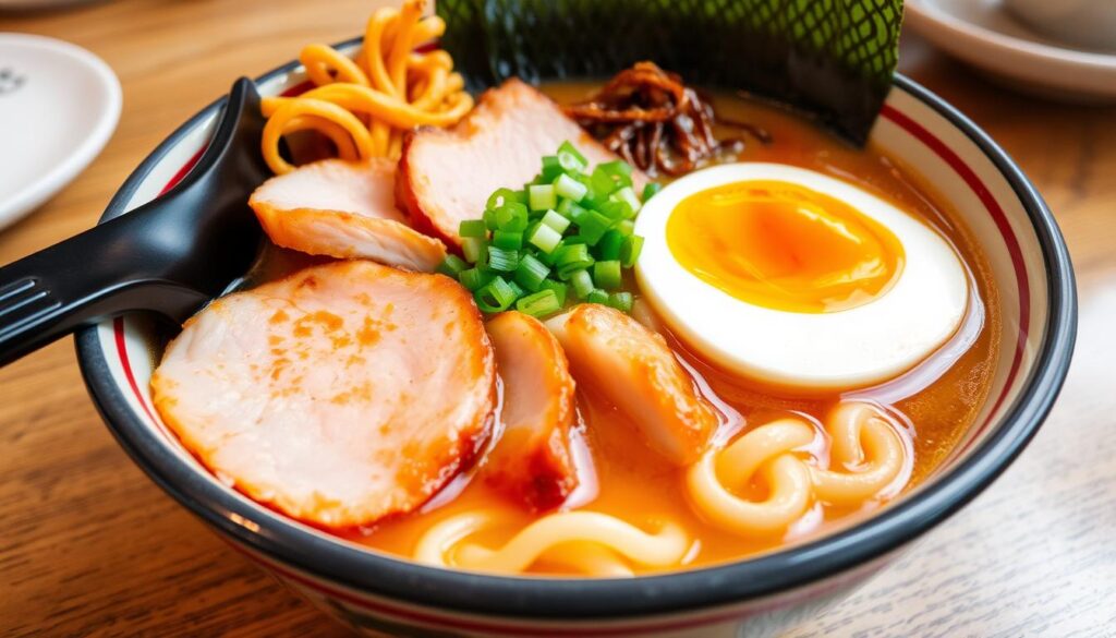 Classic protein toppings for ramen