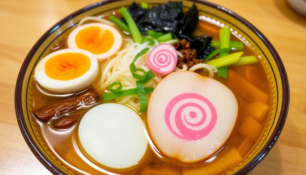 Common ramen toppings