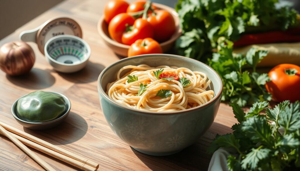 Glycemic index of soba noodles