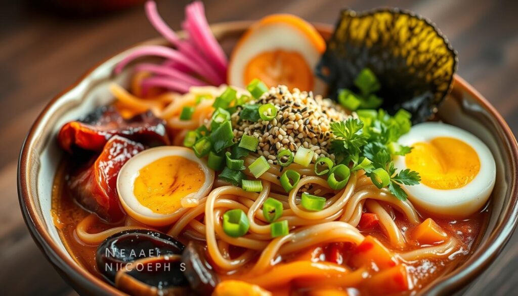 Japanese noodle flavor combinations