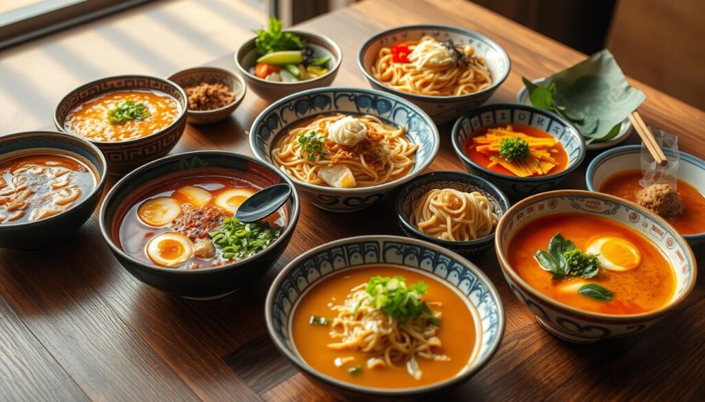 Japanese noodle varieties