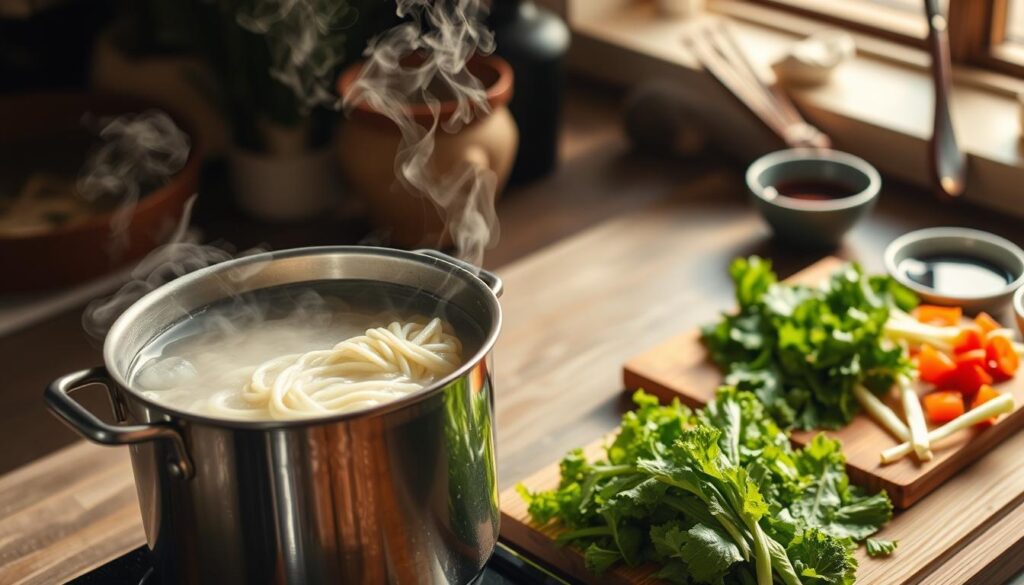 Soba cooking techniques