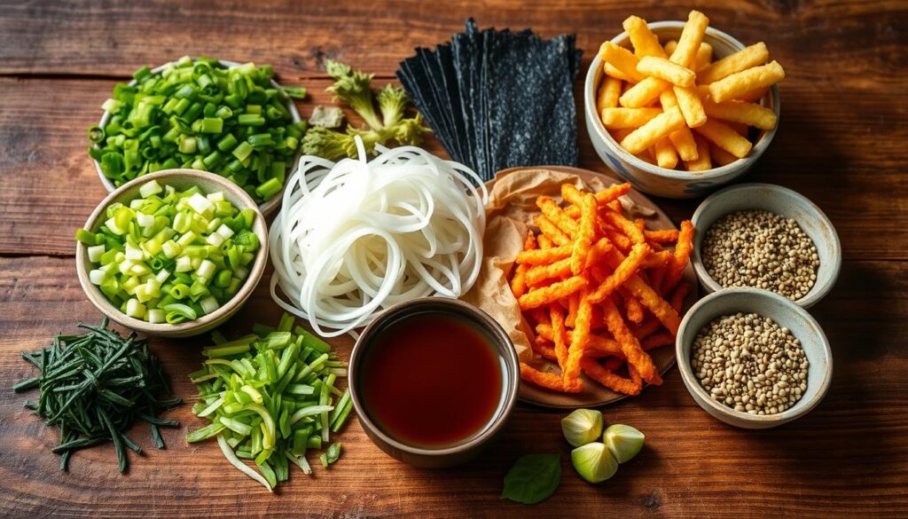 Soba toppings