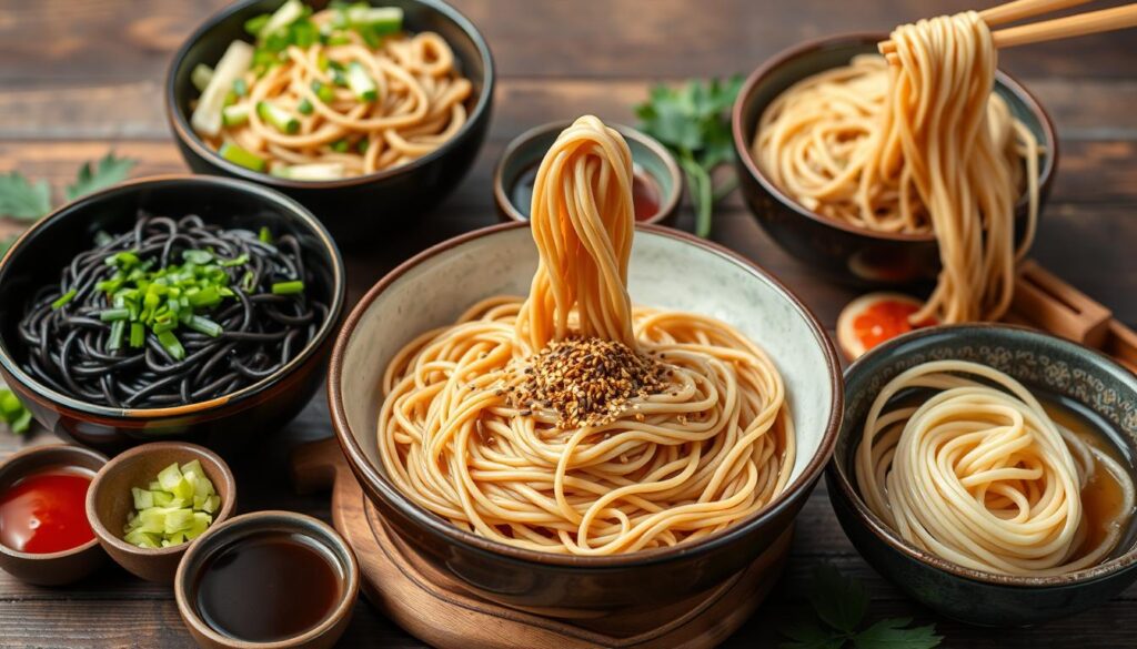 Types of soba noodles