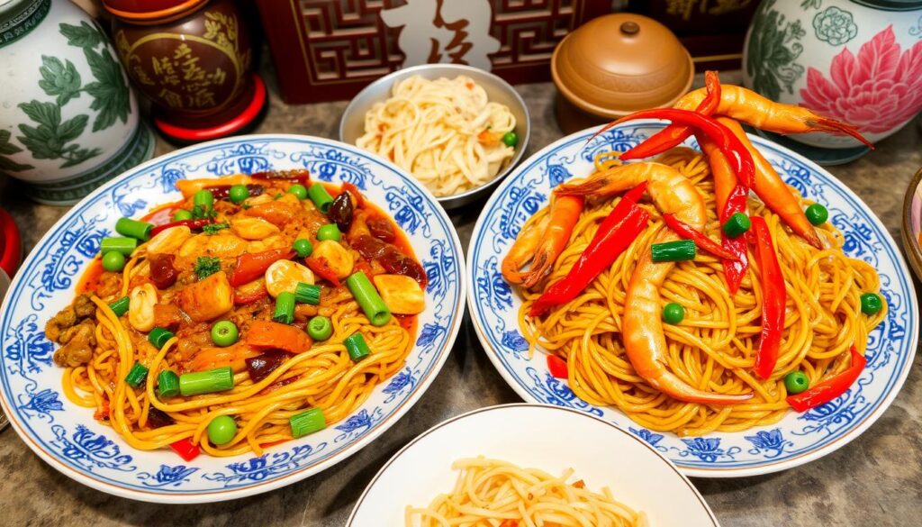 What is the difference between chow mein and Hong Kong chow mein?