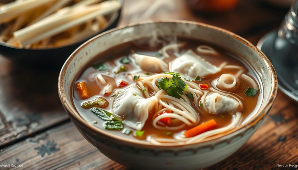 Wonton noodle soup calorie count