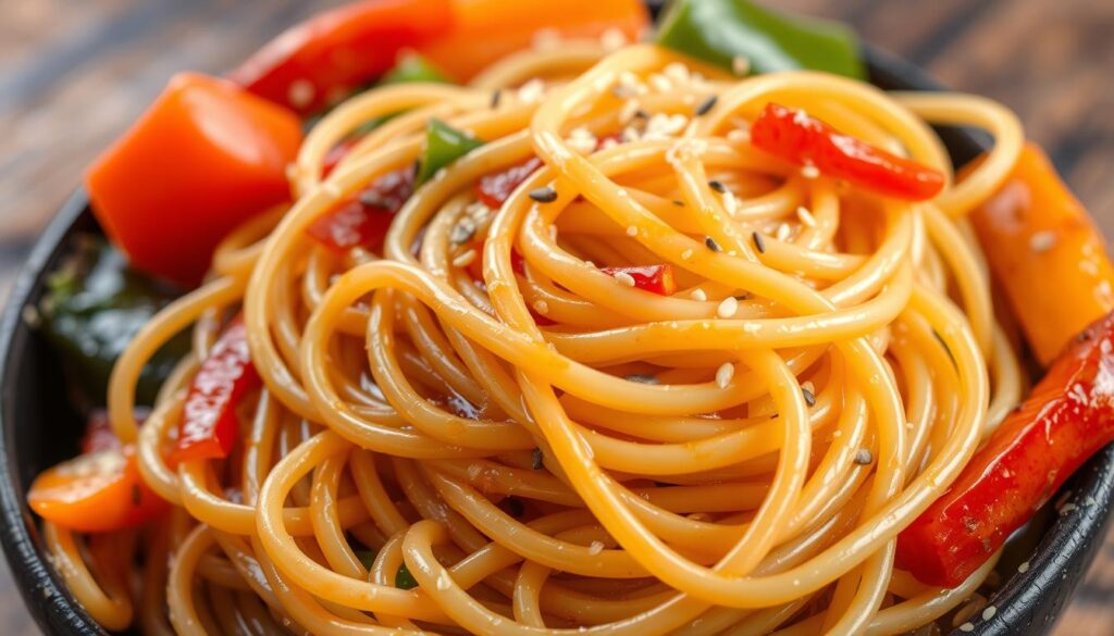 al dente pasta for chow mein