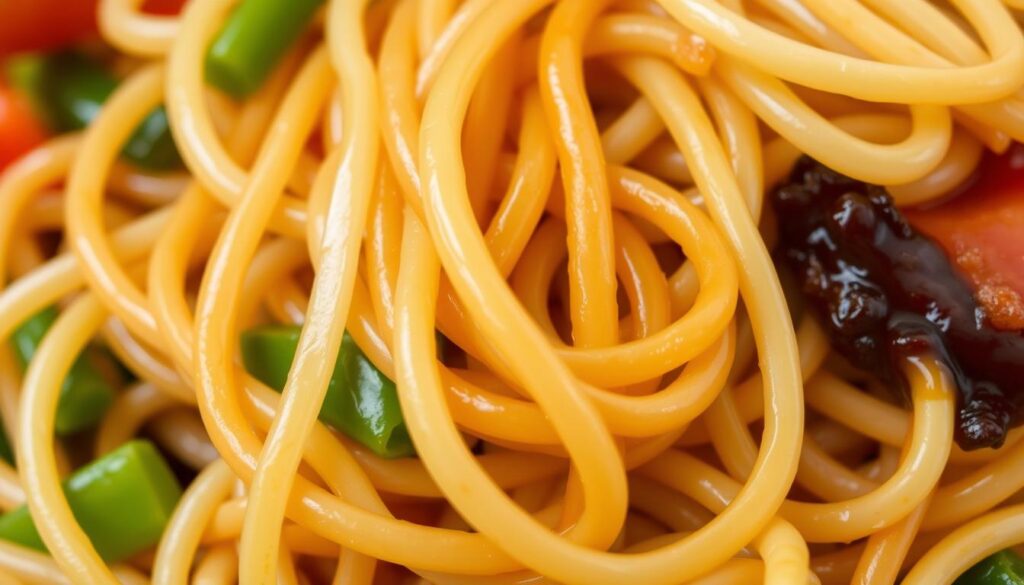 lo mein noodle characteristics