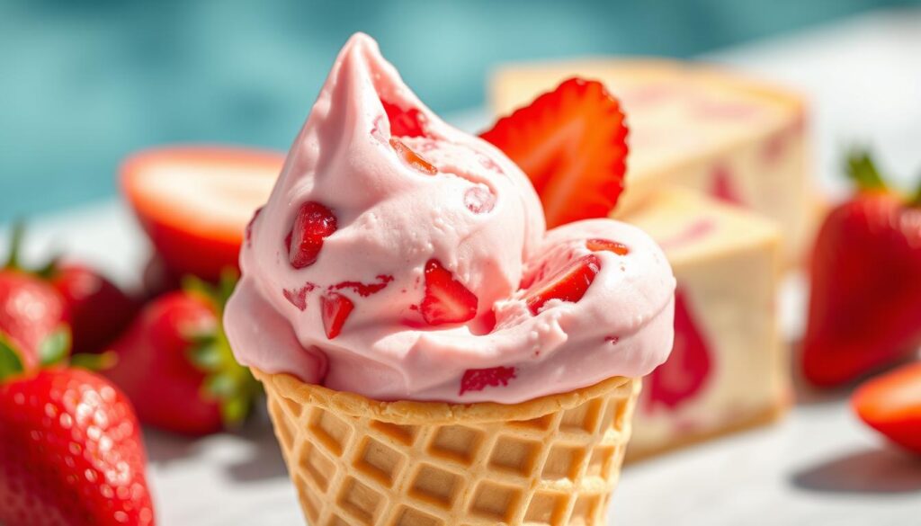 Baskin Robbins Strawberry Cheesecake ice cream