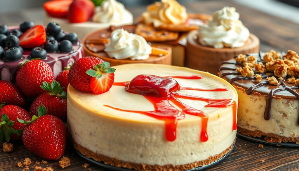 Cheesecake flavors and texture enhancers