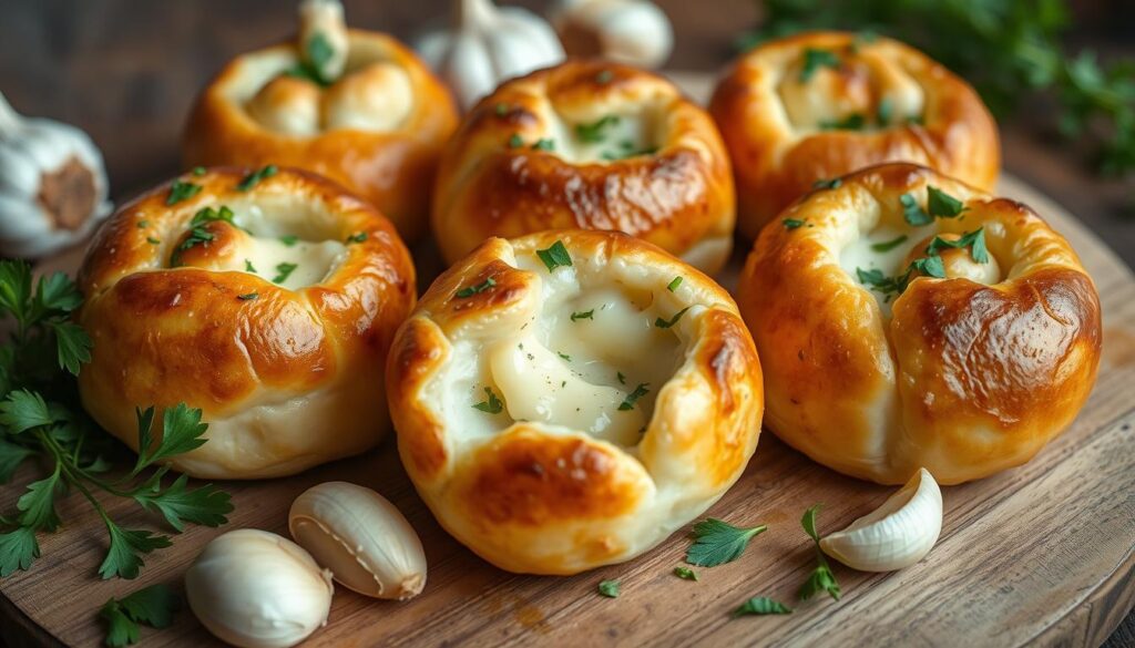 Cheesy garlic bombs recipe