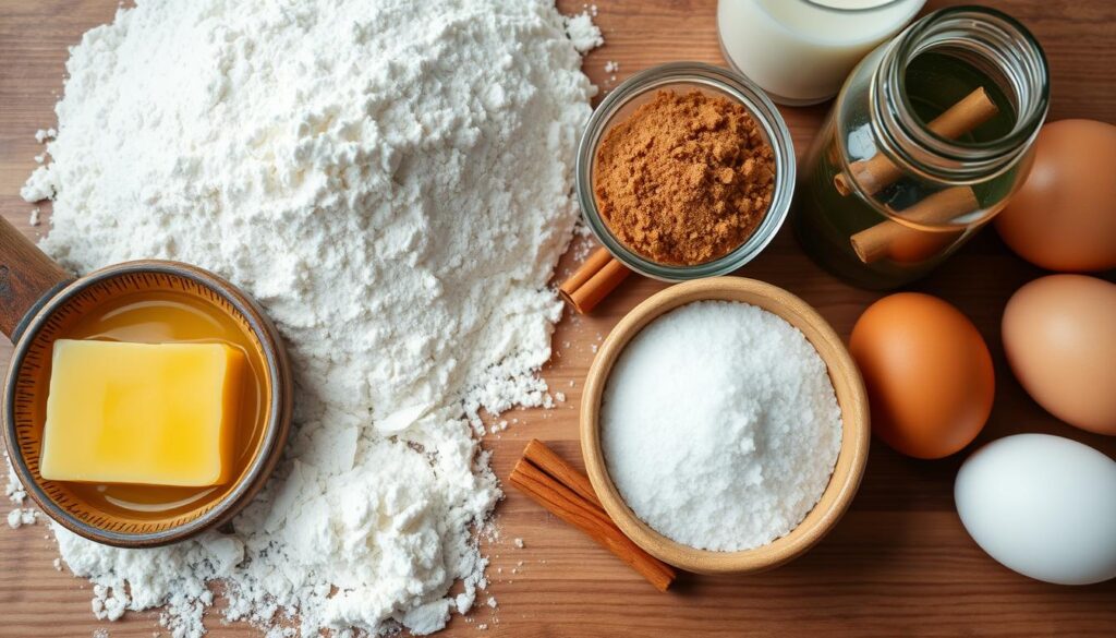 Cinnamon roll ingredients