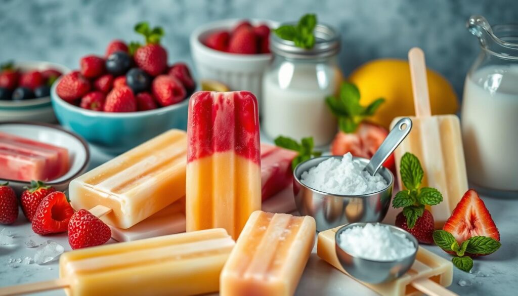 Cornstarch for ice crystal prevention in homemade popsicles