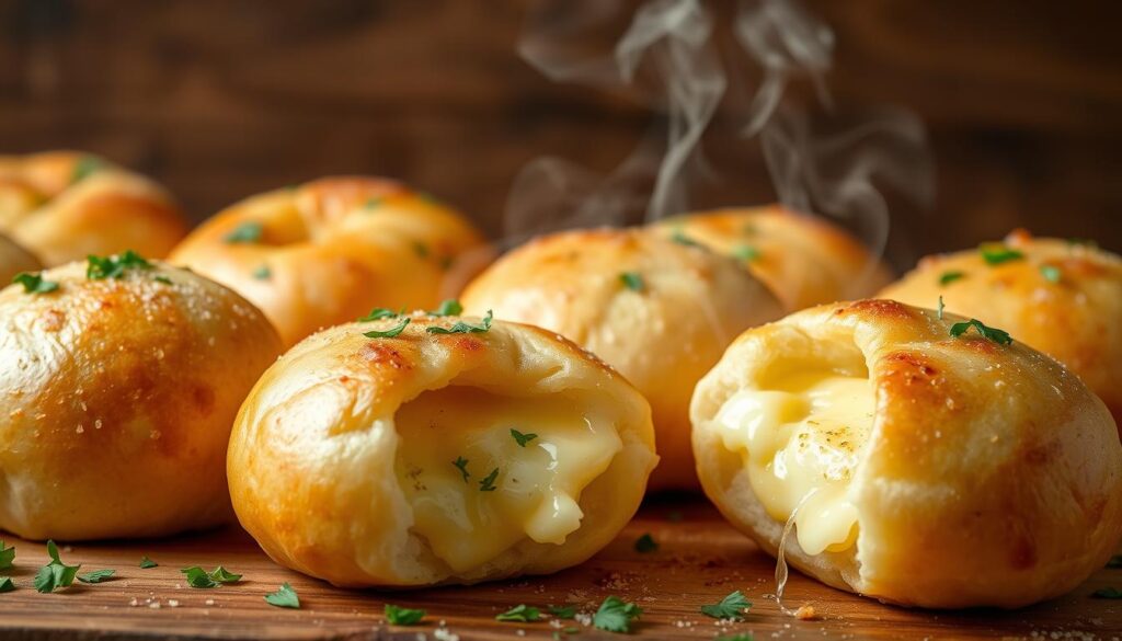 Garlic cheese bombs