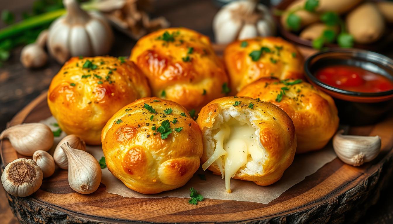 Garlic cheese bombs Pillsbury