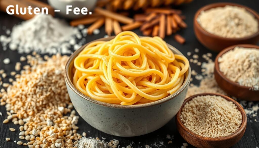 Gluten content in egg noodles