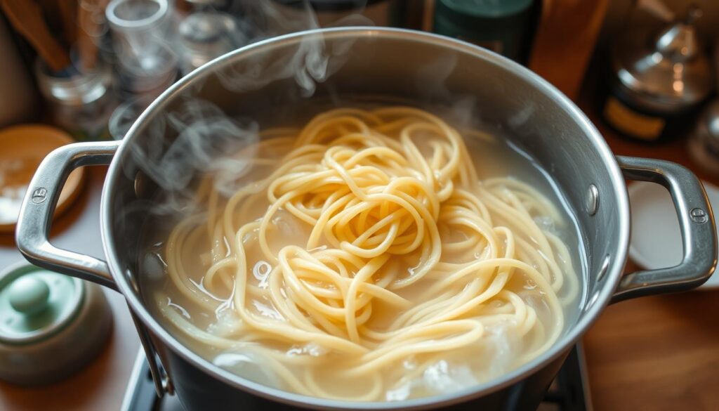 How long to boil extra wide egg noodles?