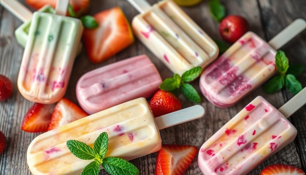 How to make popsicles creamy and not icy without?