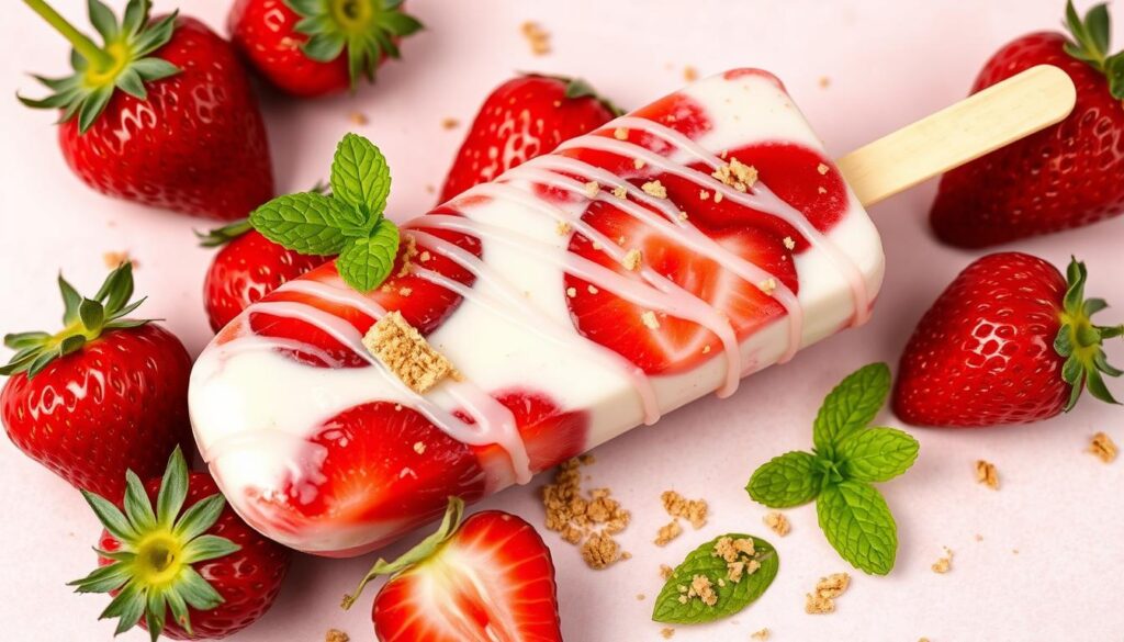 Strawberry Cheesecake Paleta