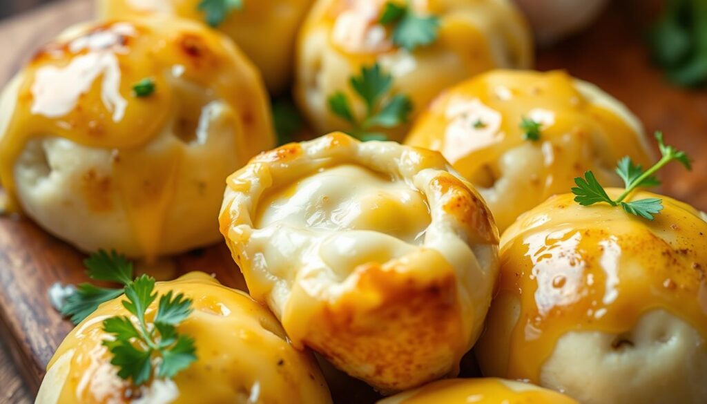 garlic butter cheese bombs