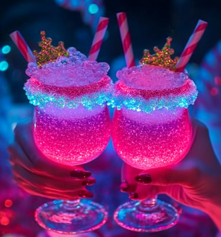 A Sweet, Sparkling Treat Candy Bubble Bliss Drink