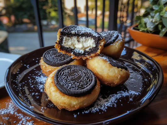 Cookies & Cream Cheesecake Deep-Fried Oreos_recipe