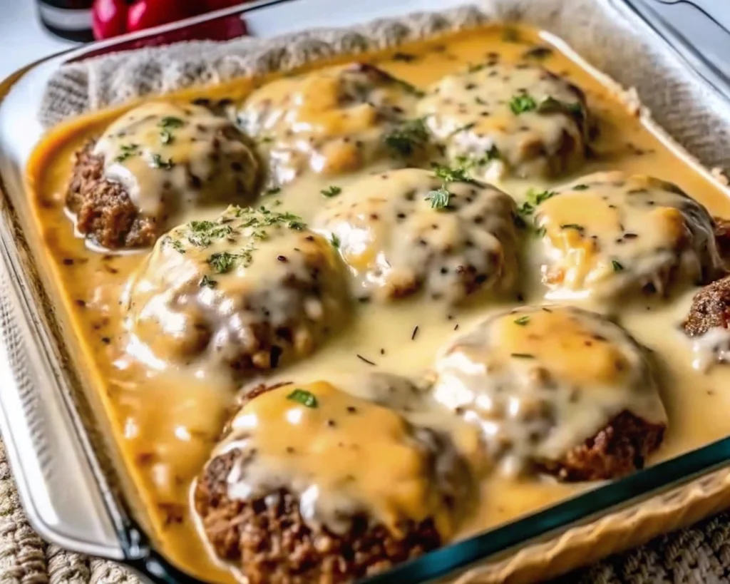 Amish Hamburger Steak Bake