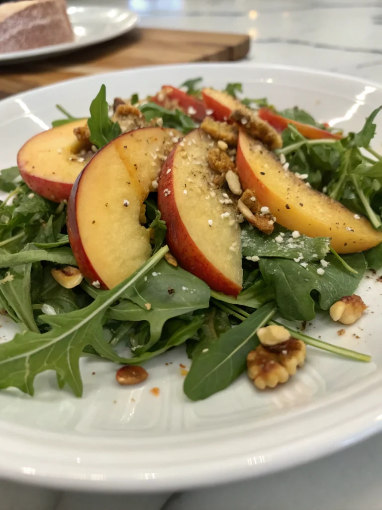 Arugula Nectarine Salad