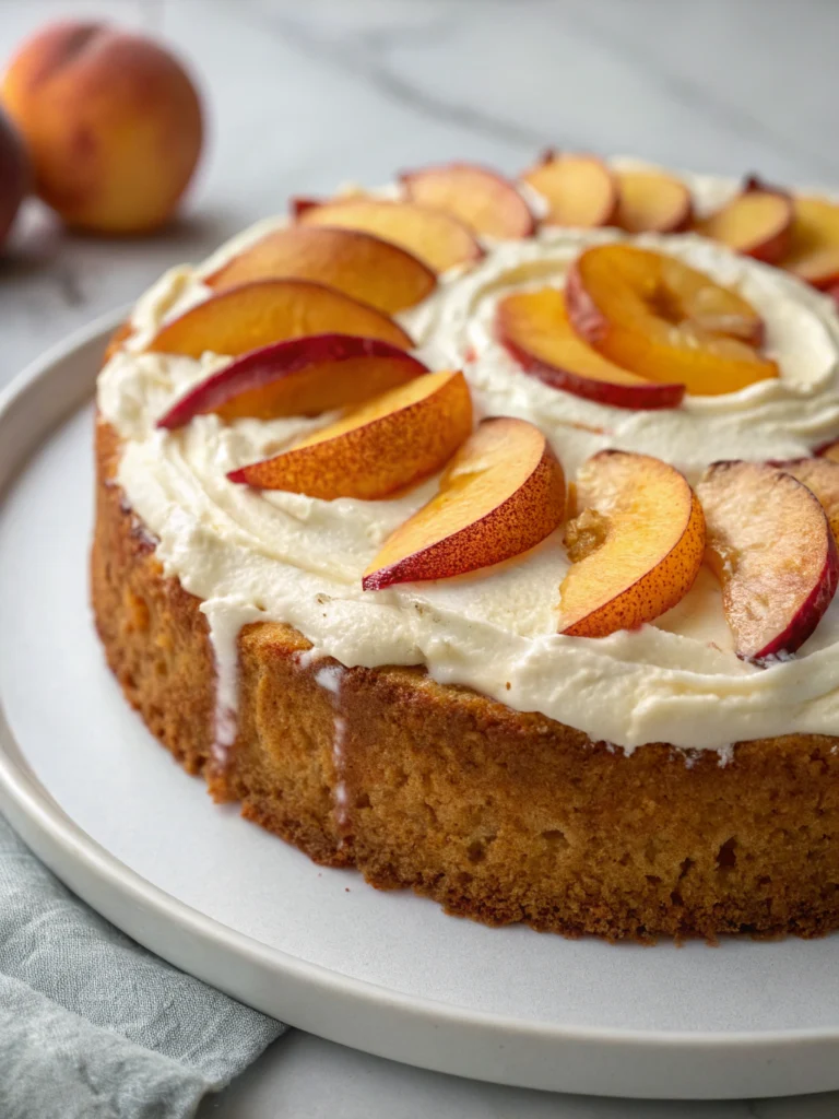 Nectarine Cake