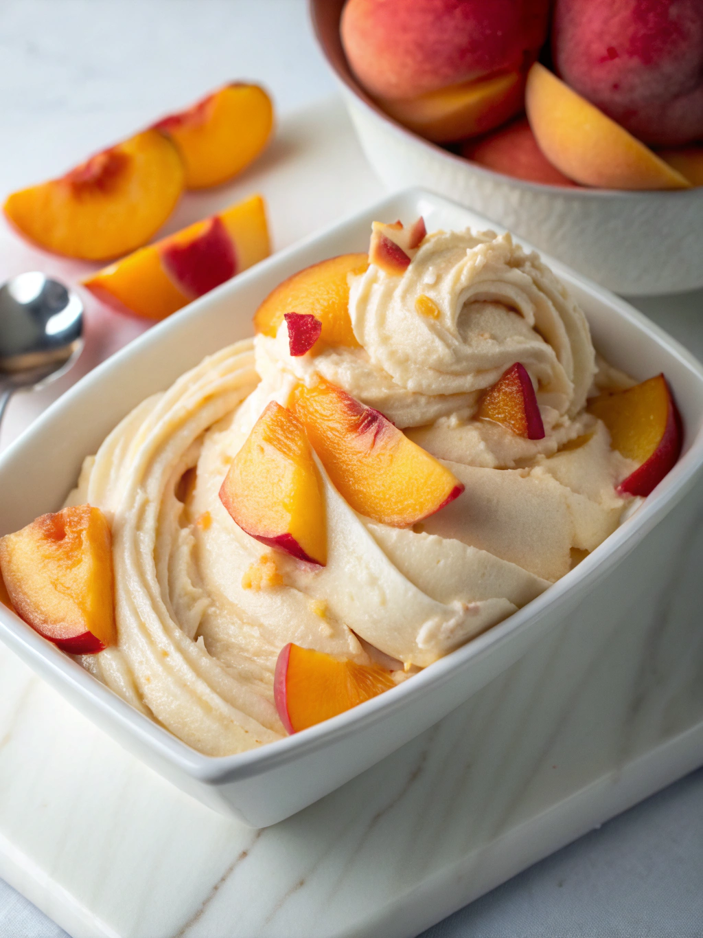 Nectarine Frozen Yogurt