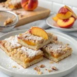Peach Crumble Bars