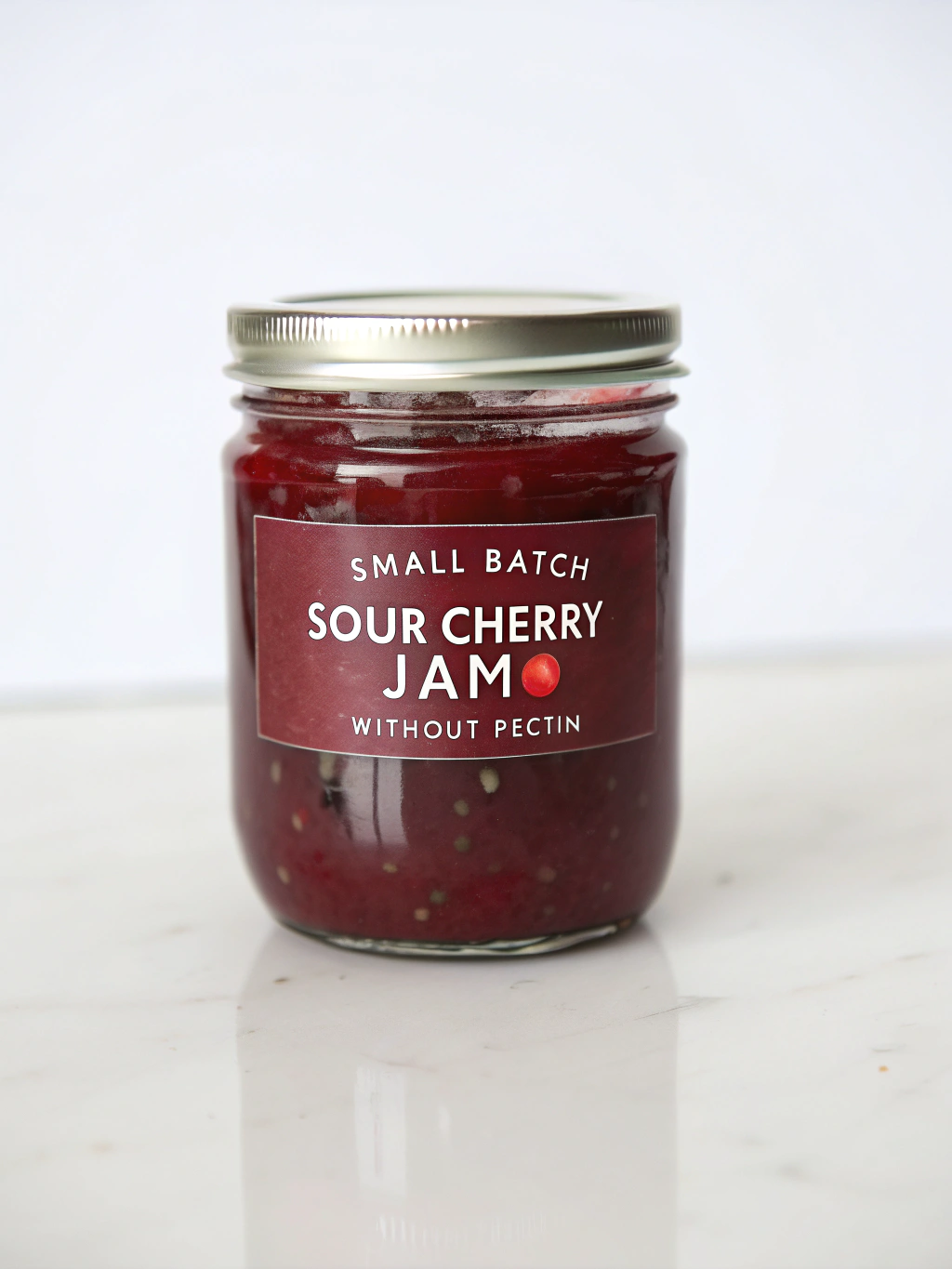 Small Batch Sour Cherry Jam without Pectin