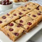 Sour Cherry Blondies