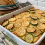 Squash Casserole with Ritz Crackers