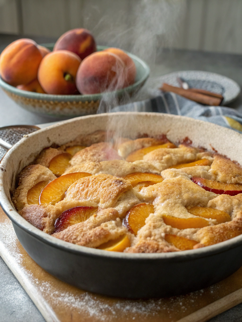 The Best Peach Cobbler Recipe