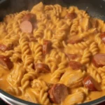 One-Pot Smoky Cheddar Ranch Chicken & Sausage Pasta - a comforting and easy recipe
