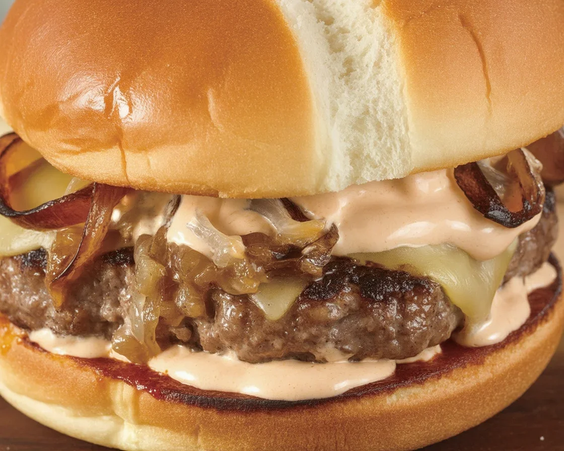 Delicious Crack Burgers with crispy bacon and shredded cheddar cheese