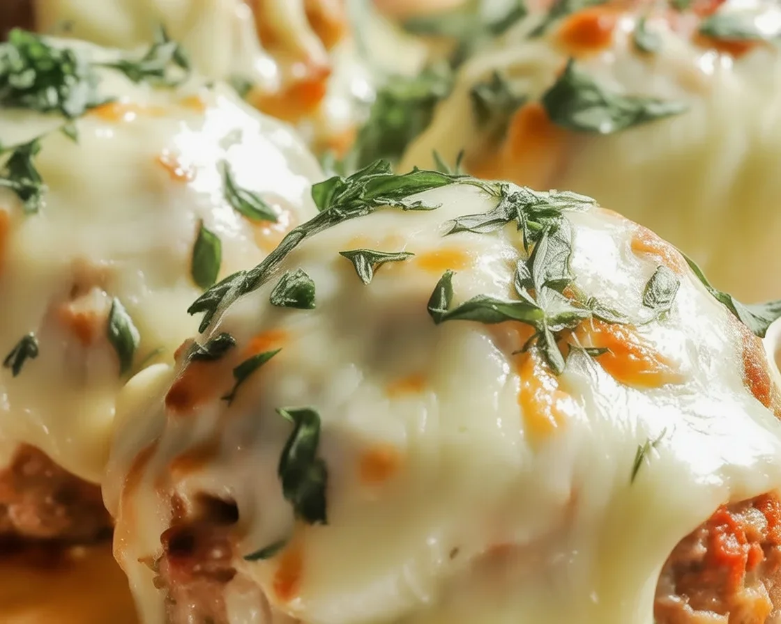 Melted Mozzarella & Ranch Chicken Bombs with gooey cheese and crispy chicken.